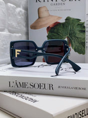 FF DIAMONDS SQUARE FRAME SUNGLASSES 575802 IN ACETATE