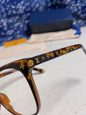 CAT EYE SUNGLASSES 573323 IN HAVANA ACETATE MONOGRAM LOGO