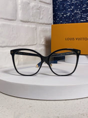 CAT EYE SUNGLASSES Z1657W IN BLACK ACETATE MONOGRAM LOGO