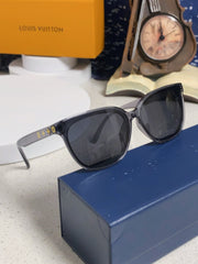 CAT EYE SUNGLASSES 571649 IN GREY CLEAR ACETATE