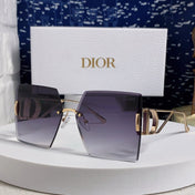 30MONTAIGNE S7U SUNGLASS 578109 IN GOLD METAL GREY SMOKE LENSES