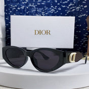 MONTAIGNE SUNGLASS 578115 IN BLACK ACETATE