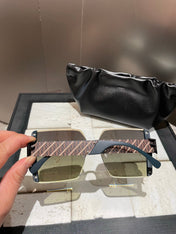 OVERSIZED FF DIAMONDS SQUARE FRAME SUNGLASSES 518548 IN ACETATE