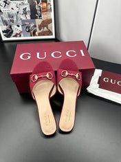 GUCCI 26S HIGH-HEELED SANDALS 50 MM IN RED CANVAS