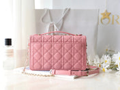 MINI 24 TOP-HANDLE LIGHT PINK LAMBSKIN
