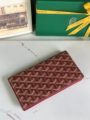 RICHELIEU WALLET 19 IN CLASSIC RED GOYARDINE CANVAS