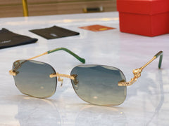 PANTHÈRE RECTANGULAR SUNGLASSES 575935 IN METAL