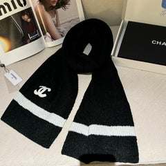 CHANEL 25S SCARF 170 IN CASHMERE 932158