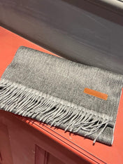 SCARF 180 CM IN DARK GRAY CASHMERE 396480