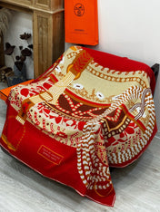 HERMES 25S SCARF 140 IN SILK 854764