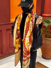 HERMES 25S SCARF 140 IN SILK 854767