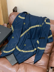 CHANEL 25S SCARF 135 IN SILK AND CASHMERE 932010