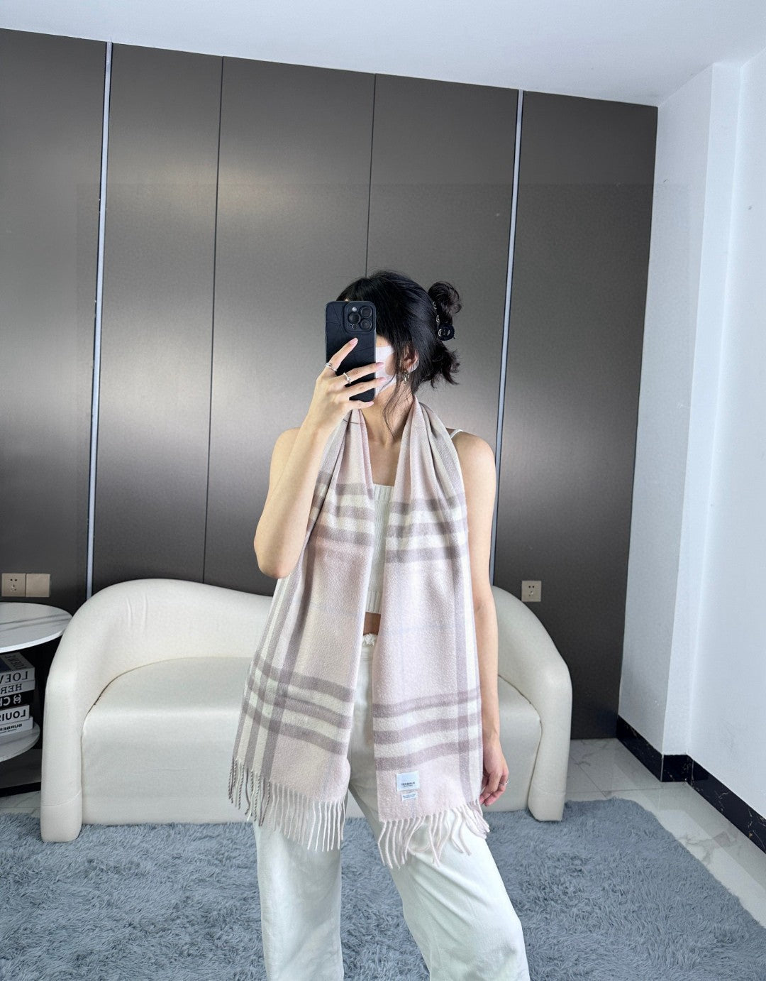 BBR SCARF 180 CM IN CASHMERE 543354