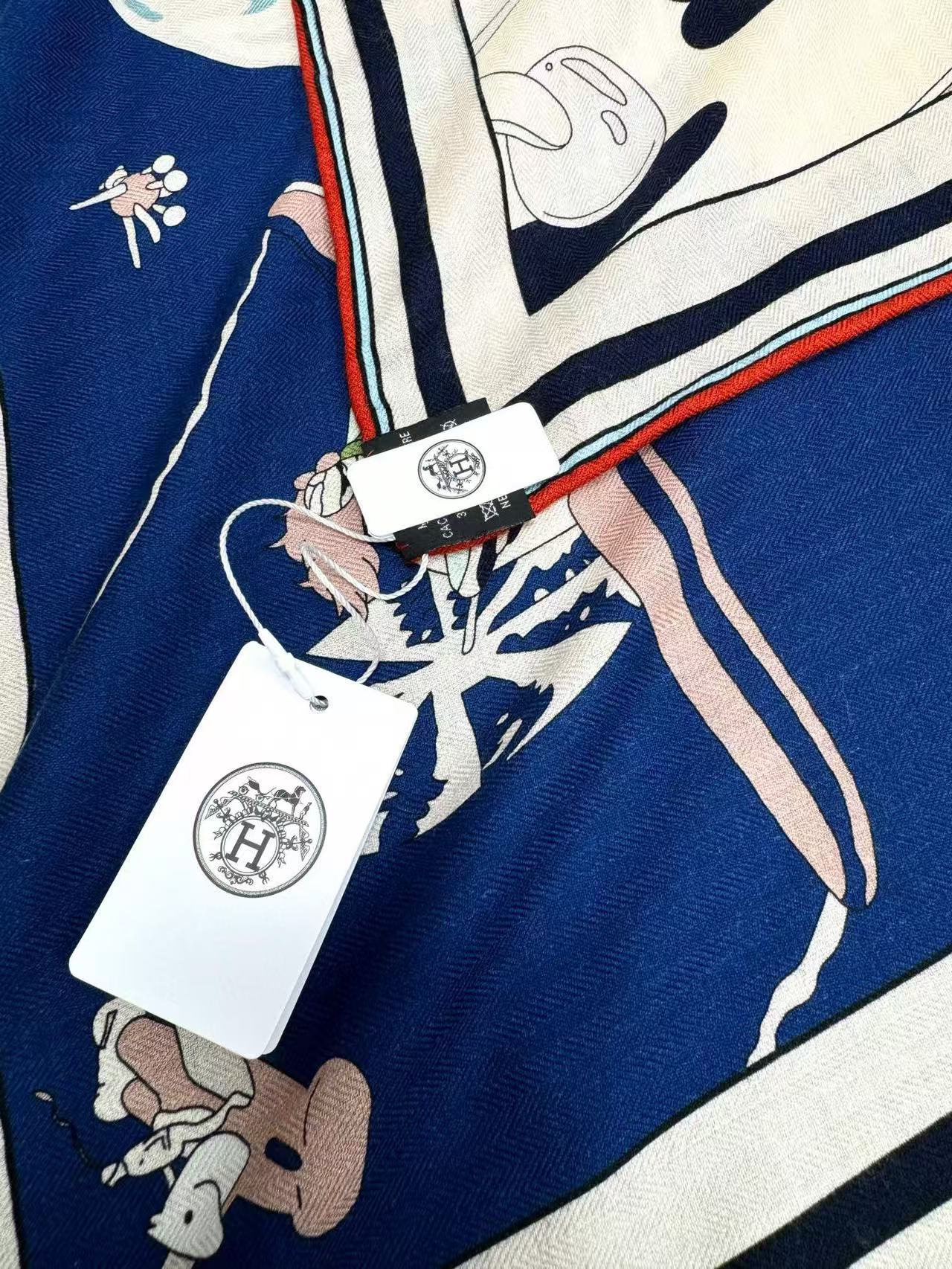 HERMES 25S SCARF 140 IN SILK 732118