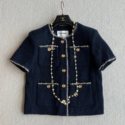 CHANEL SHORT-SLEEVE WOOL JACKET STYLE 29