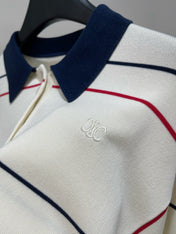 CELINE LONG-SLEEVE POLO SWEATER 275968