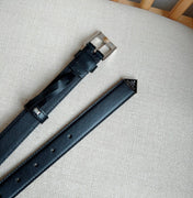 PRADA 25S BELT 25 MM IN BLACK CALFSKIN 585800