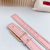 Vlogo Pink Leather Buckle 40mm Pink