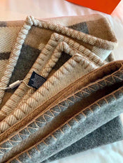 BLANKET 170 CM IN COLORFUL WOOL AND CASHMERE 118342