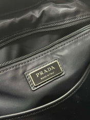 TRIANGLE LOGO BACKPACK 42 IN BLACK RE-NYLON