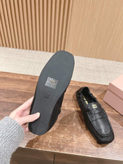 NAPPA LOAFERS IN BLACK LAMBSKIN