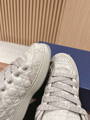 BY ERL B9S SKATER SNEAKER IN PARCHMENT BEIGE CANNAGE LAMBSKIN