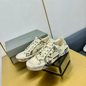 SKETCH SNEAKERS IN BEIGE CANVAS