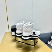 ATHLETIC SHOES IN WHITE CALFSKIN