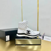 ATHLETIC SHOES IN WHITE CALFSKIN