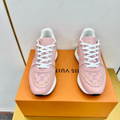 NEO RUN AWAY SNEAKER IN ROSE PINK CALFSKIN