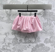 MIUMIU PLEATED DRAWSTRING MINI SKIRT 267800