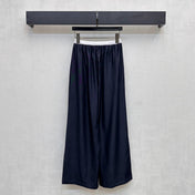 MIU 25S WIDE LEG PANTS WITH DRAWSTRING 264585