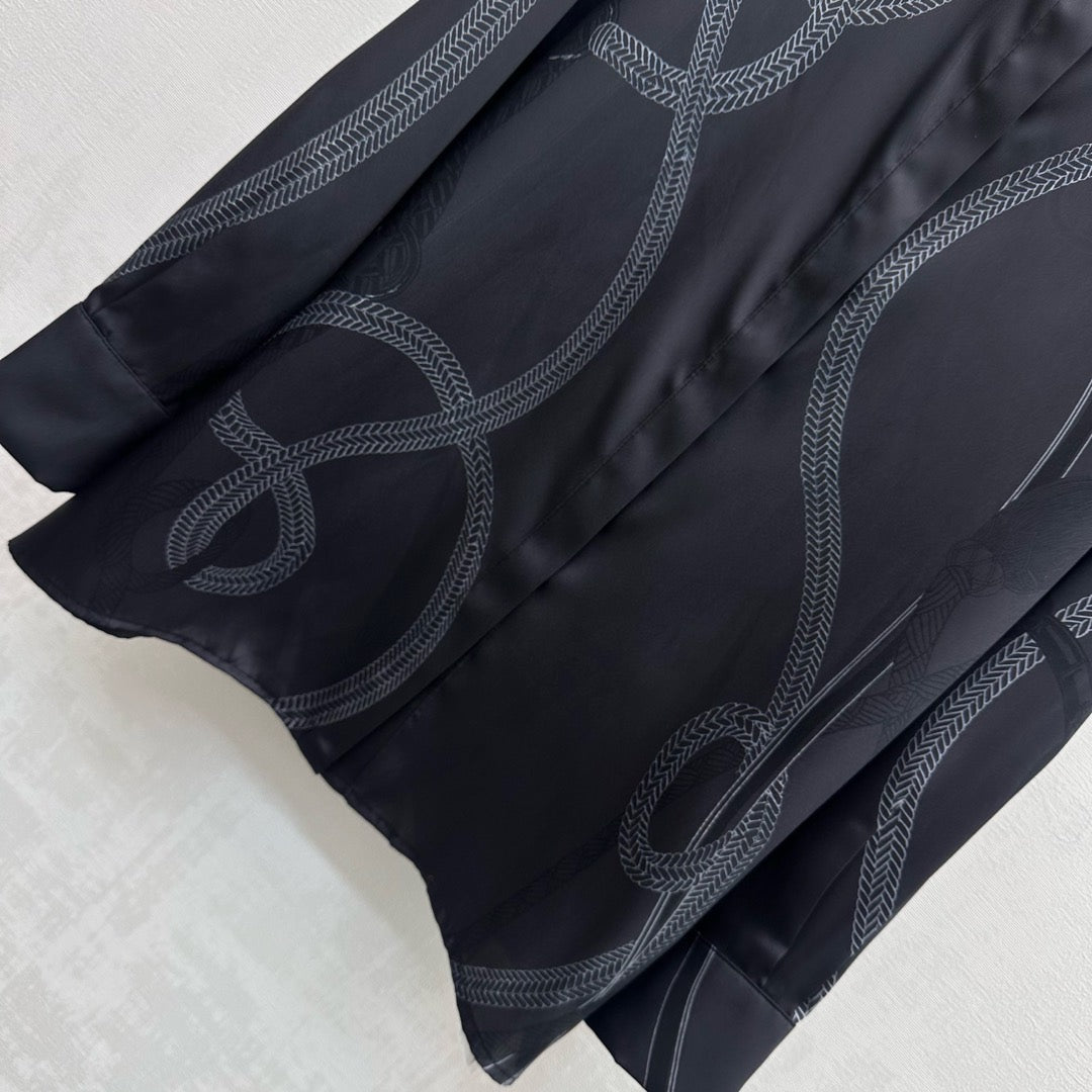 HERMES 26S SILK SHIRT 580