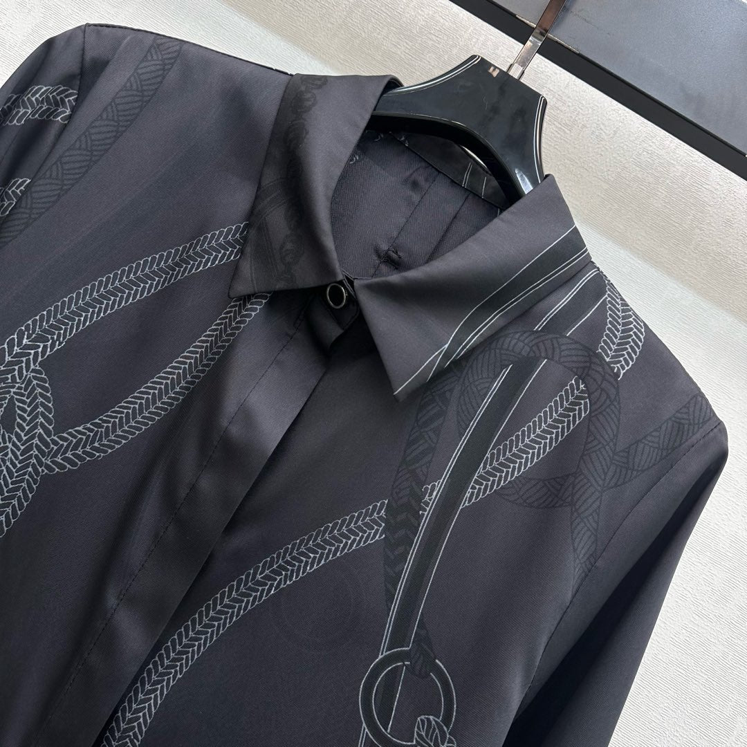 HERMES 26S SILK SHIRT 580