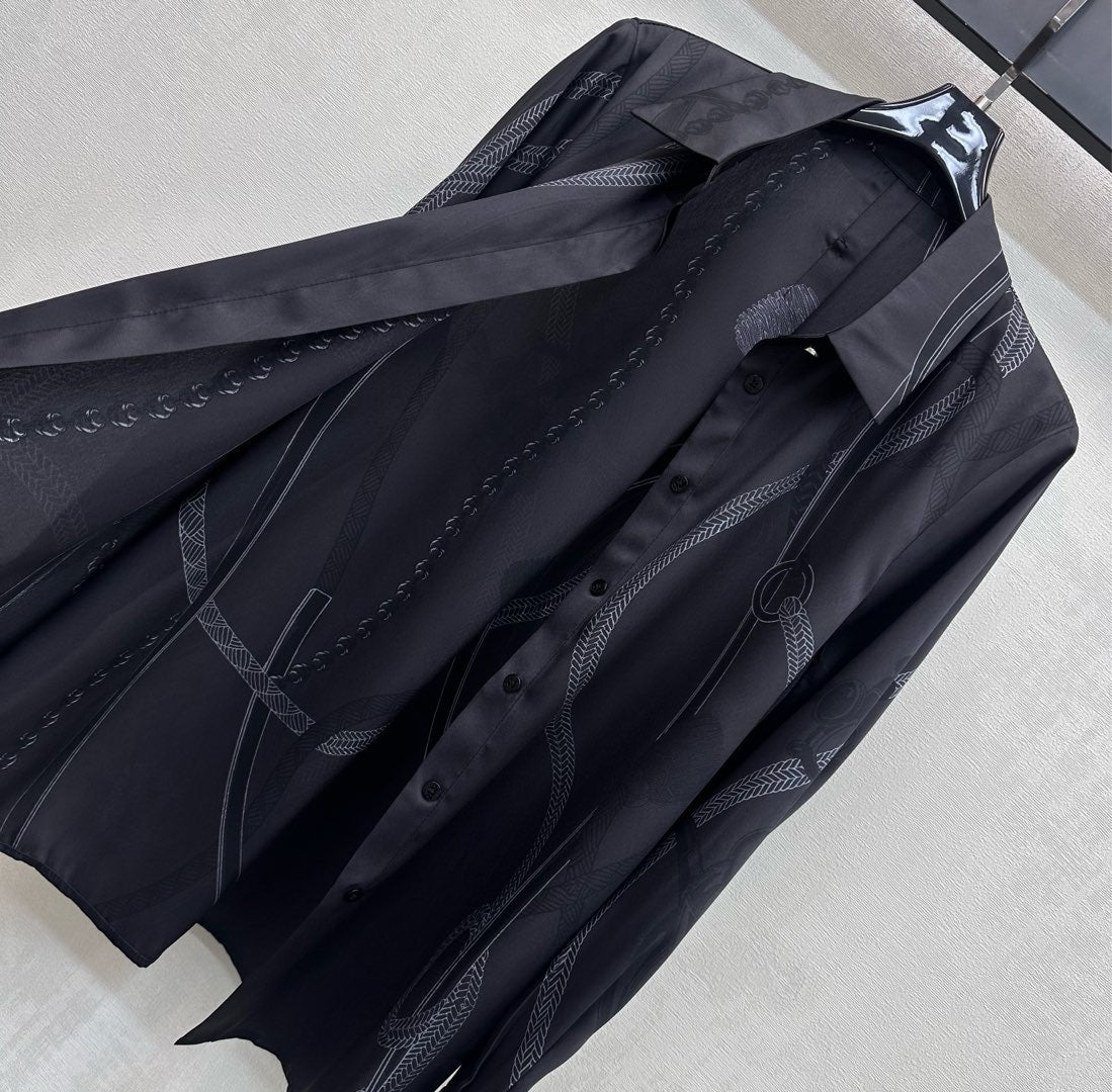 HERMES 26S SILK SHIRT 580