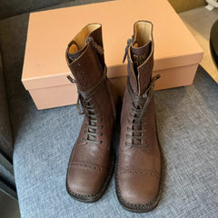 Boots Wood Color Calfskin