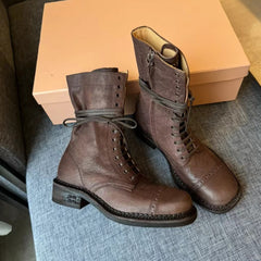 Boots Wood Color Calfskin