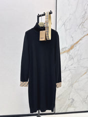 BURBERRY 26S TURTLENECK KNIT DRESS 419