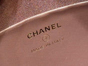 CHANEL 25S MINI BOWLING BAG 18 IN BLACK CALFSKIN GOLD HARDWARE