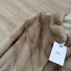 DIOR 25S STAND-COLLAR MINK FUR JACKET 779