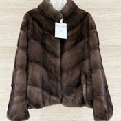DIOR 25S STAND-COLLAR MINK FUR JACKET 776