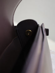 VOLTAIRE 24 IN BRUNETTE BROWN CALFSKIN