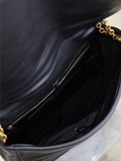 JAMIE 4.3 LARGE BAG 43 IN BLACK LAMBSKIN GOLD HARDWARE