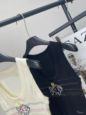 CHANEL SLEEVELESS KNIT TOP 273202