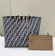 LARGE ROLL 33 IN MIDNIGHT BLUE MIX WHITE JACQUARD FABRIC
