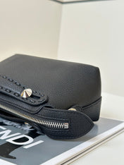 BY THE WAY SELLERIA SMALL 20 BAG IN BLACK CALFSKIN
