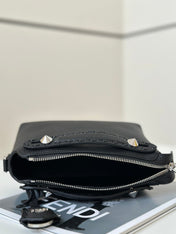 BY THE WAY SELLERIA SMALL 20 BAG IN BLACK CALFSKIN