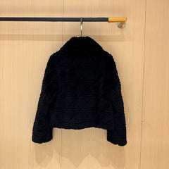 DIOR 25S ANGORA RABBIT FUR JACKET 768