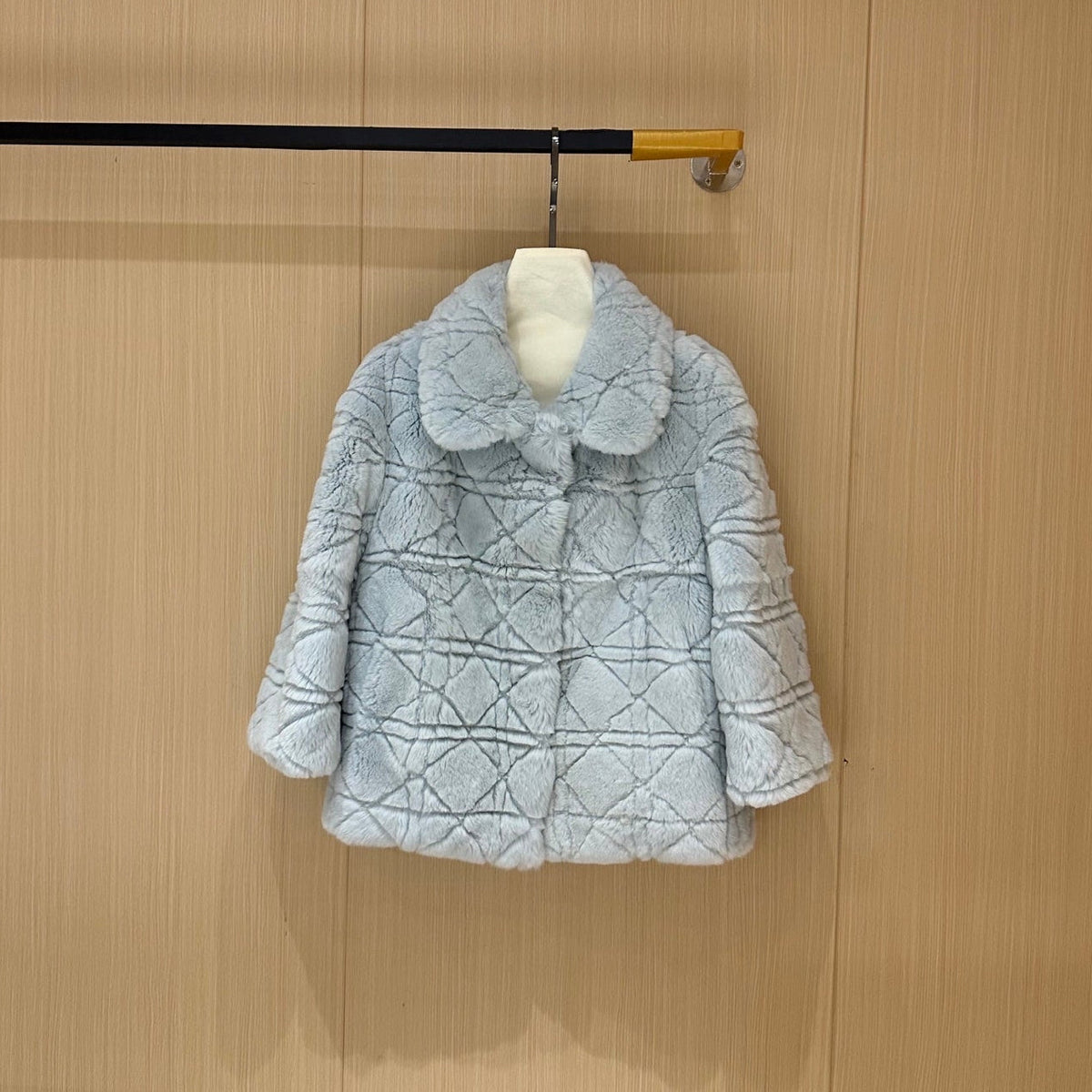 DIOR 25S ANGORA RABBIT FUR JACKET 766