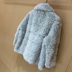 DIOR 25S ANGORA RABBIT FUR JACKET 766